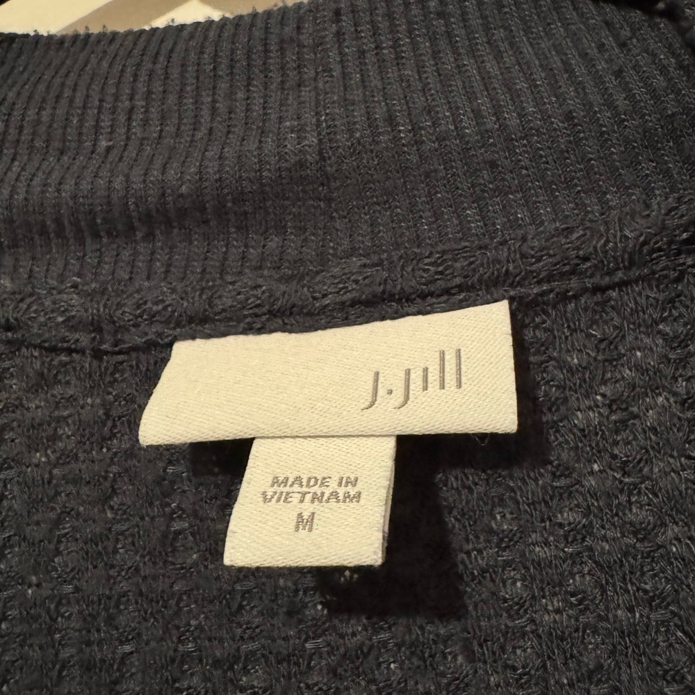 J. Jill Blue Open-Front Cardigan - Picture 4 of 4